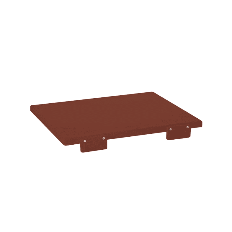 Tagliere professionale con fermi marrone cm.60x40x2