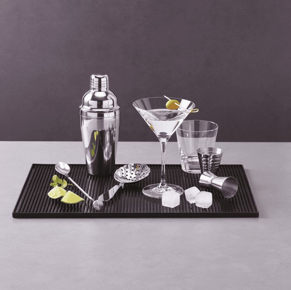 Tappetino bar nero cm.45×30