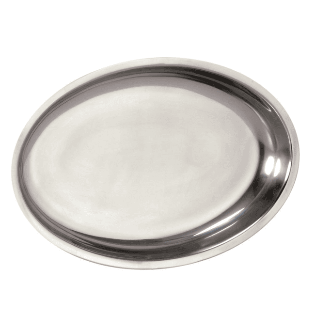 Teglia ovale inox cm.31×4,5h
