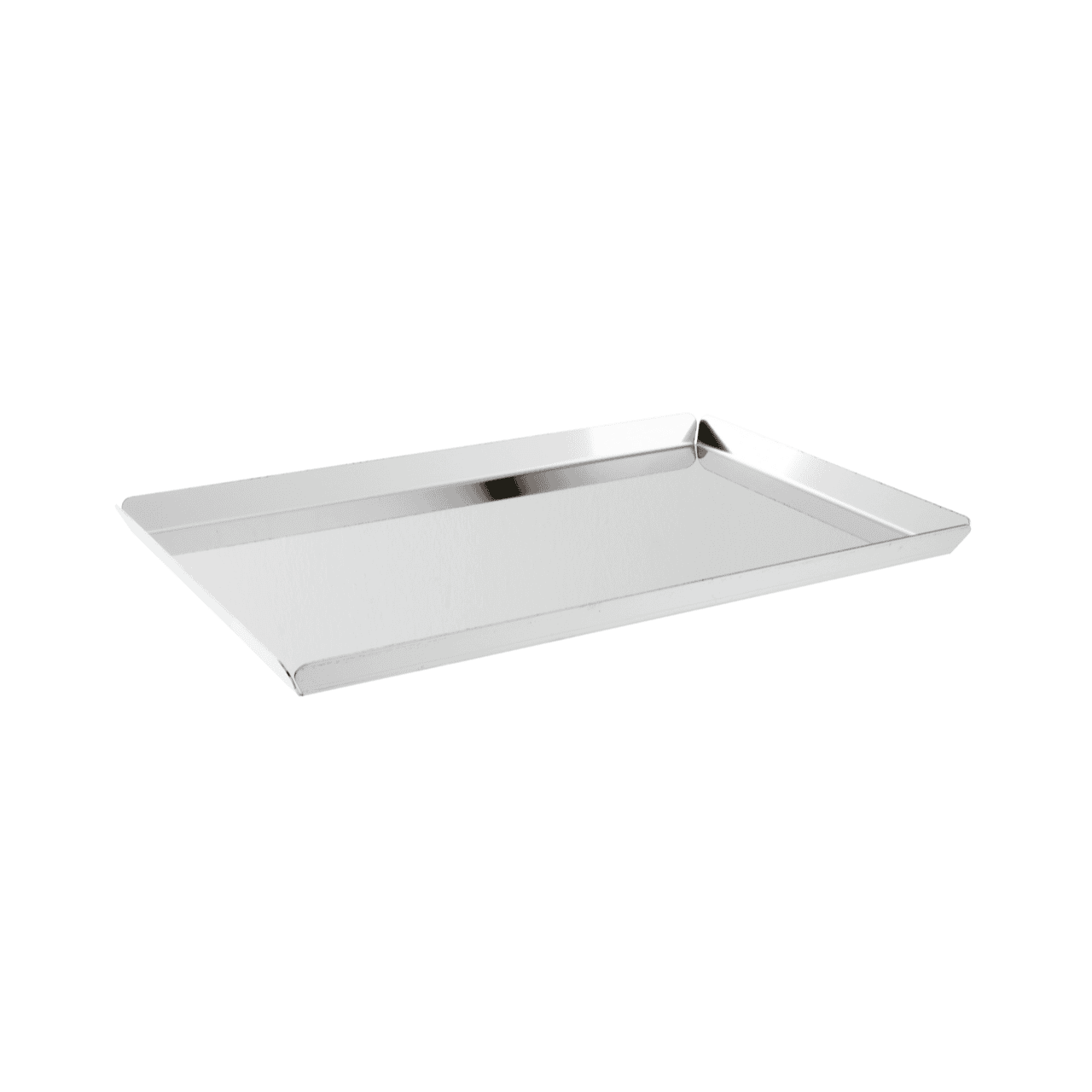 Vassoio espositore pasticceria inox cm.30x20x1,5