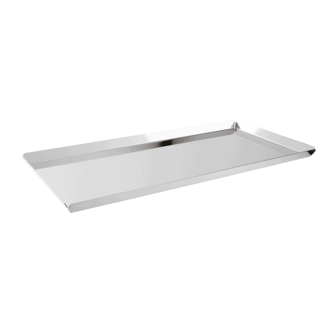 Vassoio espositore pasticceria inox cm.40x20x1,5