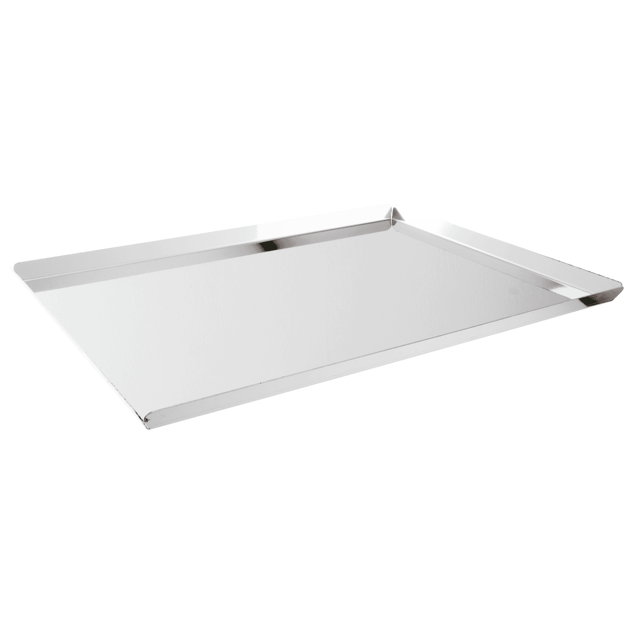 Vassoio espositore pasticceria inox cm.40x30x1,5