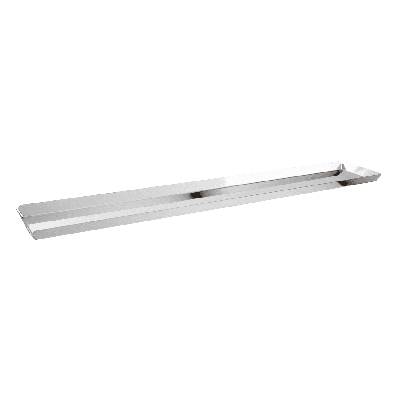 Vassoio espositore pasticceria inox cm.60x10x1,5