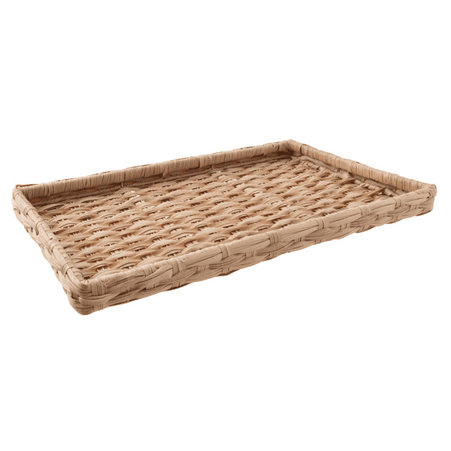Vassoio gn1/1 polyrattan radici cm.53×32,5x4h