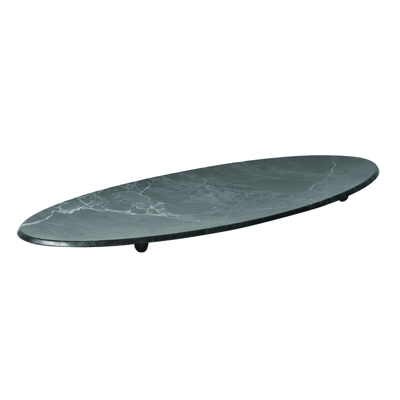 Vassoio ovale royal black cm.65×26