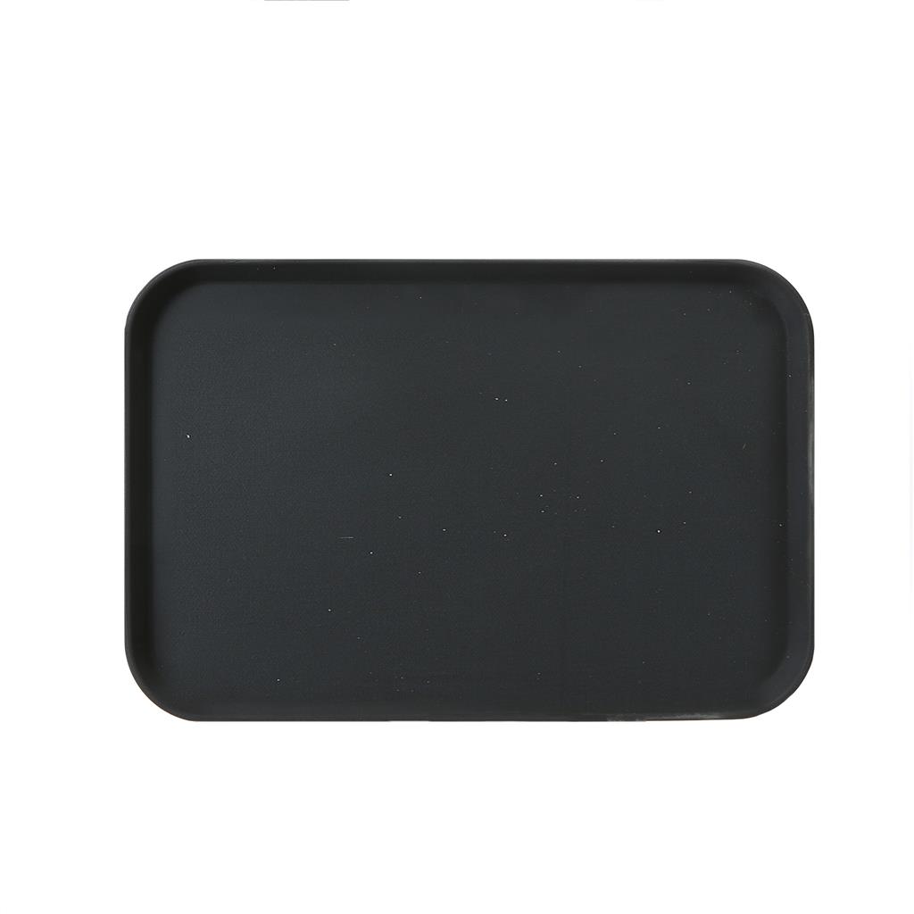 Vassoio rettangolare antiscivolo nero cm.40×30