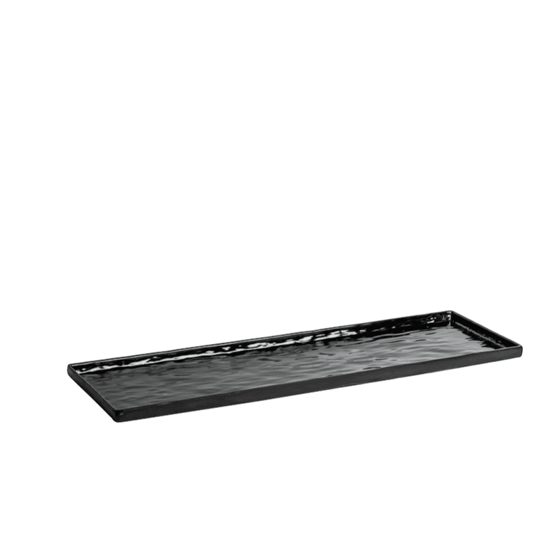 Vassoio rettangolare marmo nero gn 2/4