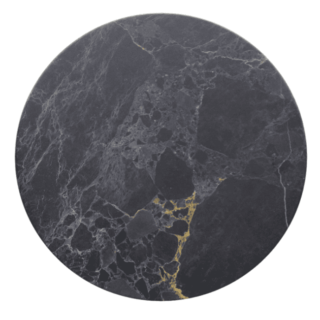 Vassoio rotondo royal black cm.44×3