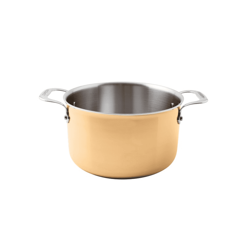 Casseruola alta due maniglie series 15600 rame 3-ply cm.16