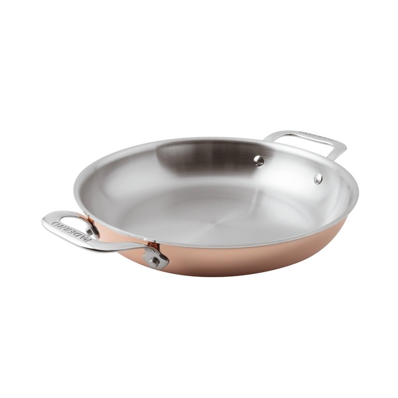 Tegame due maniglie series 15600 rame 3-ply cm.32