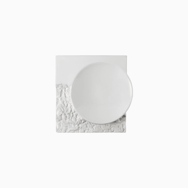 Piatto piano quadro terra cm.20×20