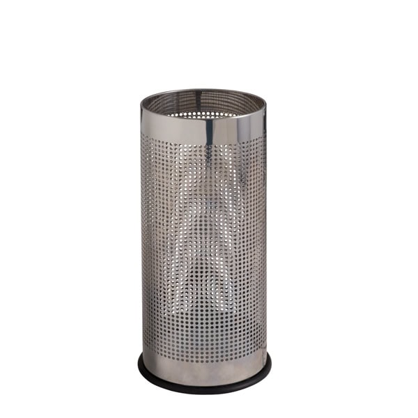 Portaombrelli pluvial perforato inox lt.27