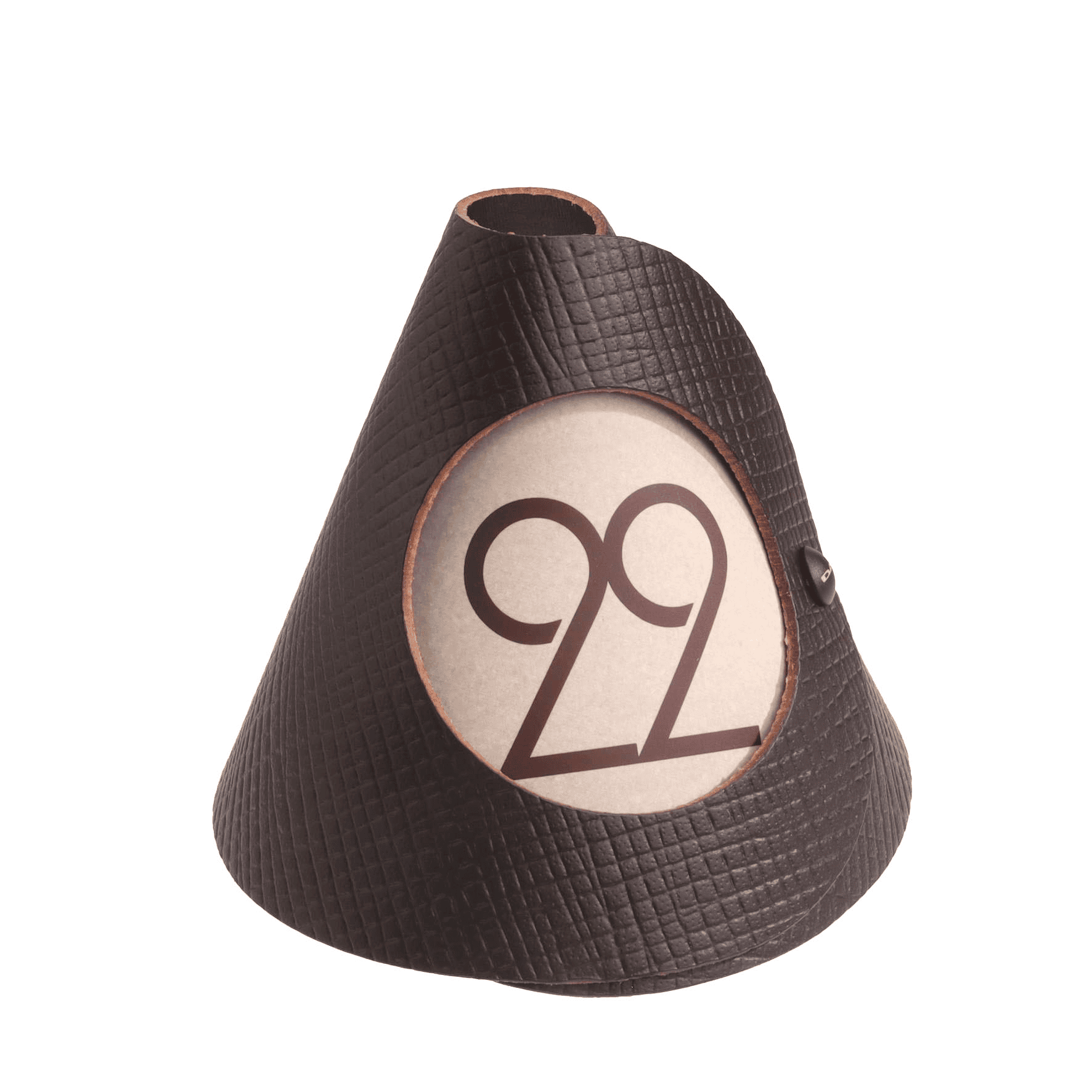 Confezione 10 segnaposto cone chef marrone