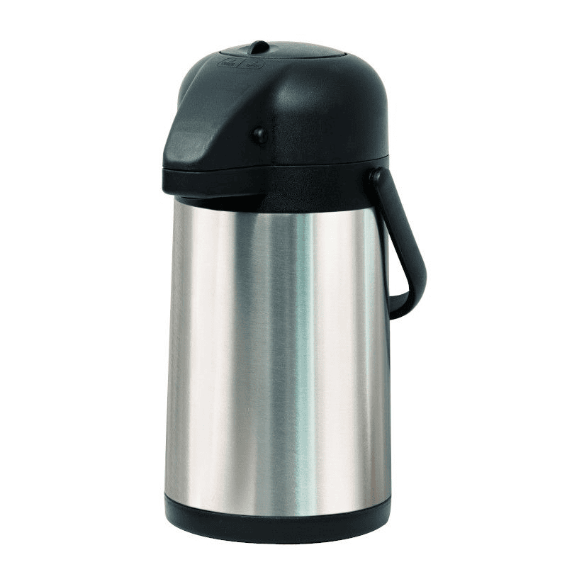 Caraffa termica doppia parete inox con erogatore a pressione lt.2,5