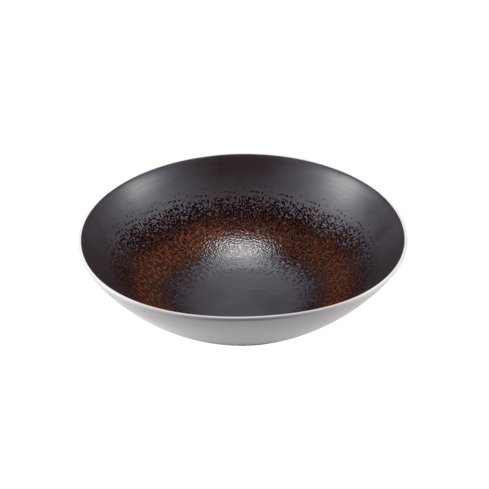 Coppa rotonda alta estia ruggine cm.26
