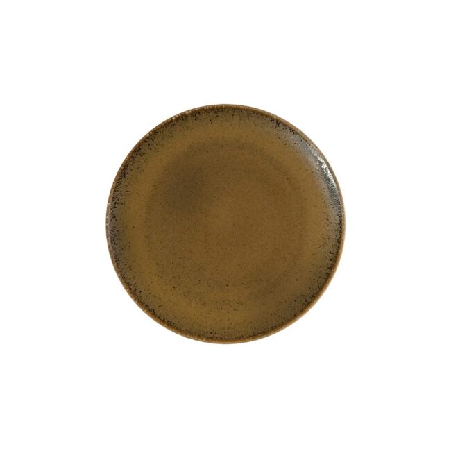 Piatto piano coupe saturno grumpy marrone cm.16