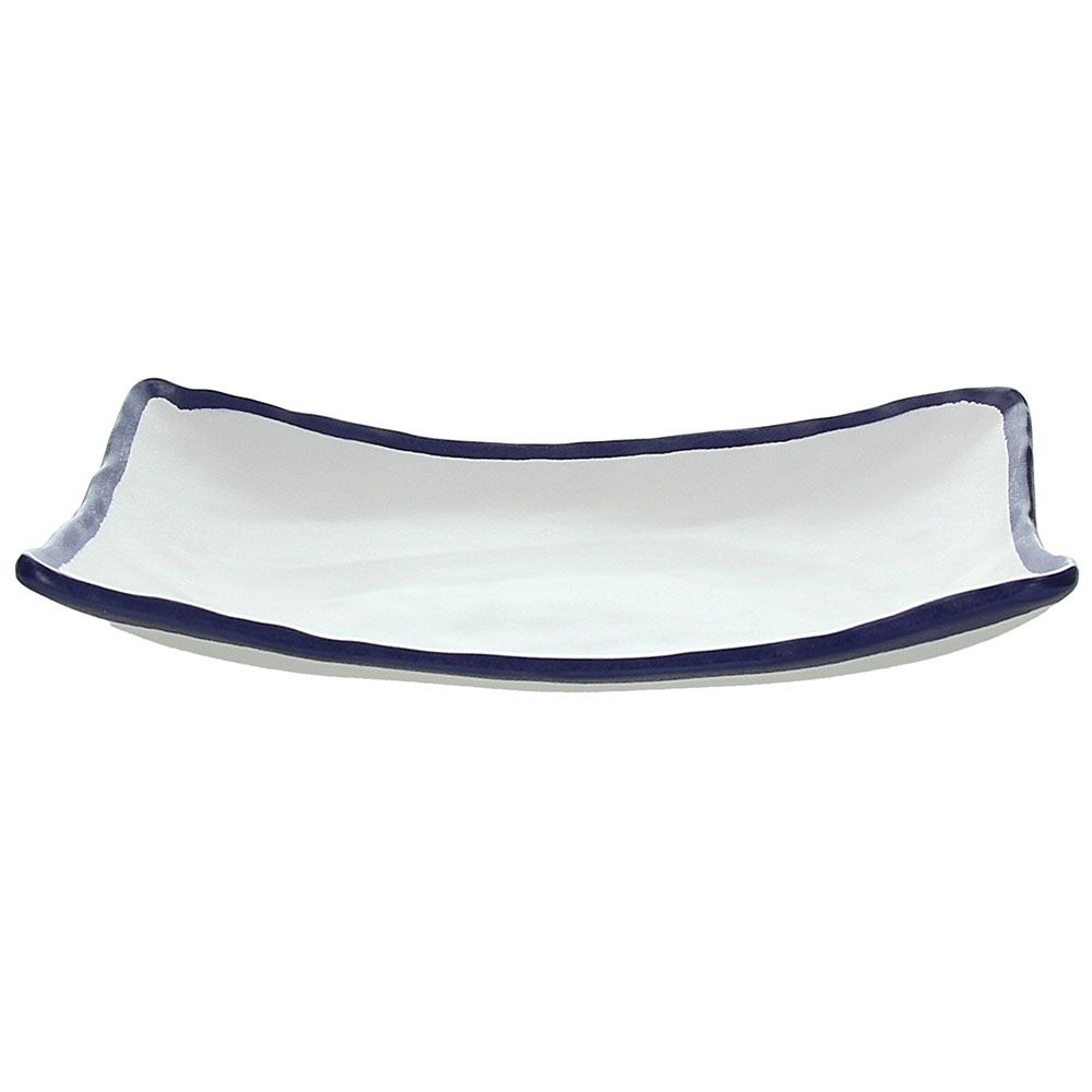 Piatto rettangolare show plate marina cm.26,5×16,8