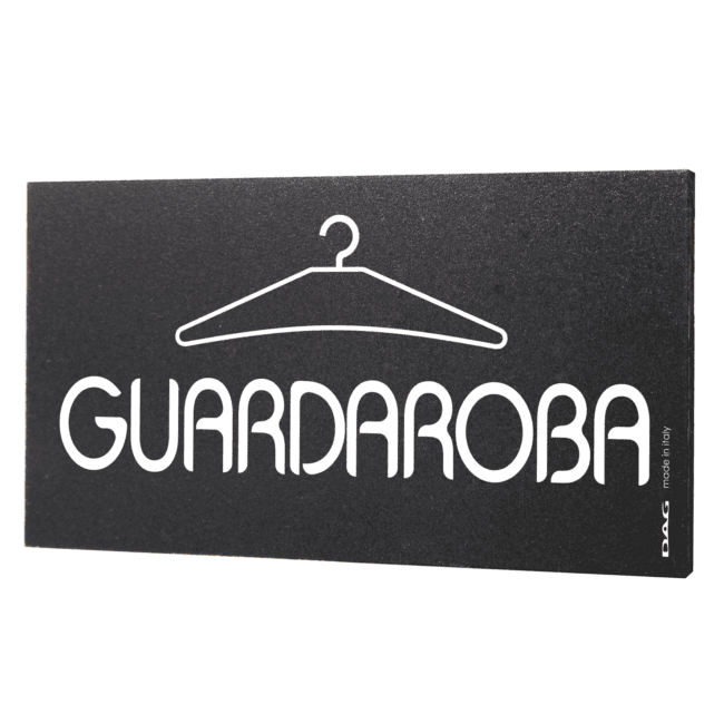 Pittogramma guardaroba cm.8×15