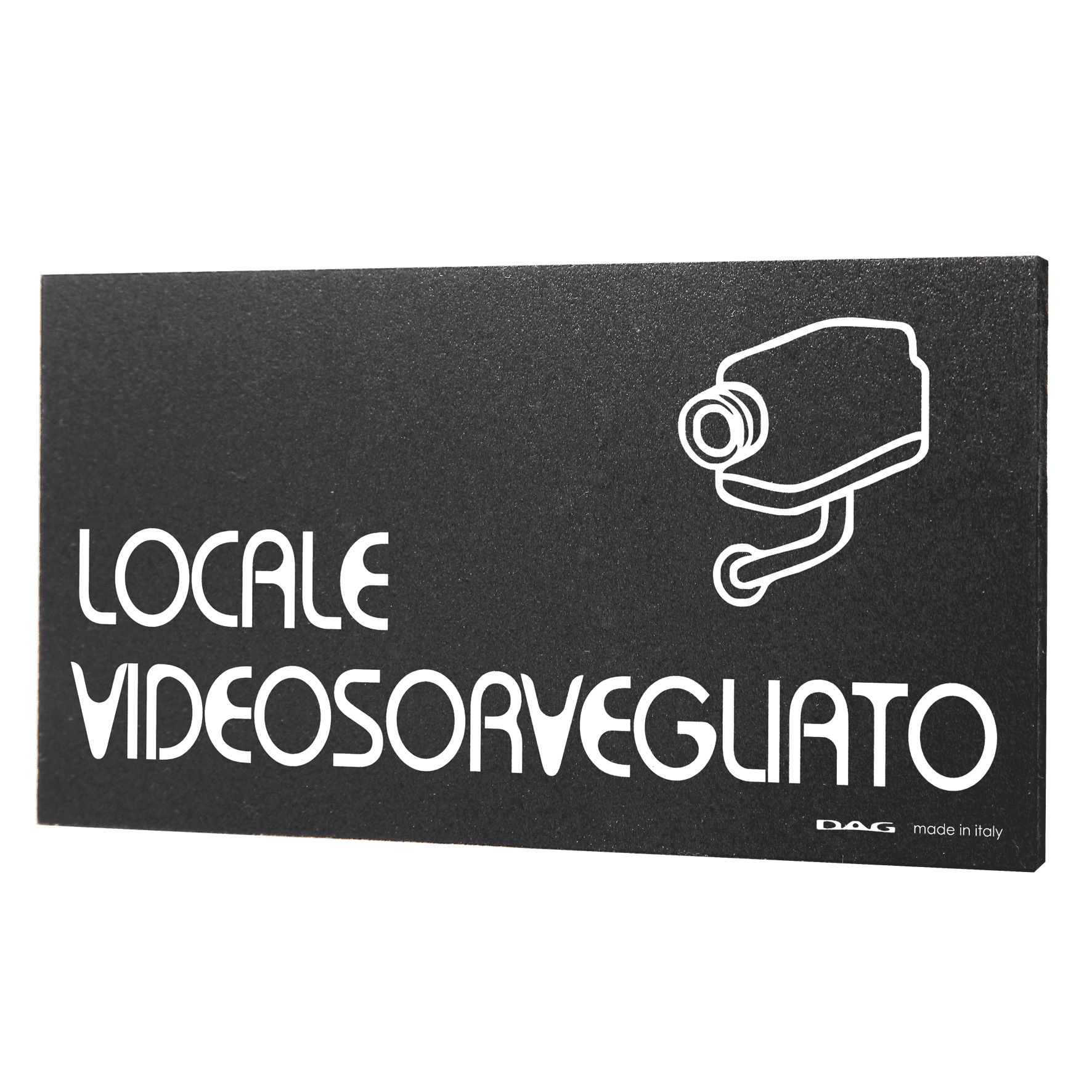 Pittogramma locale videosorvegliato cm.8×15