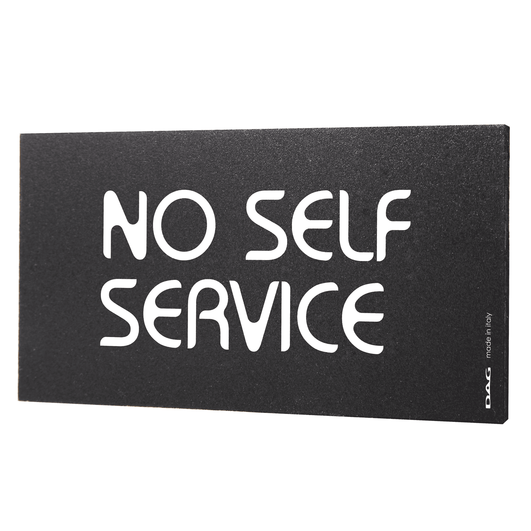 Pittogramma no self service cm.8×15