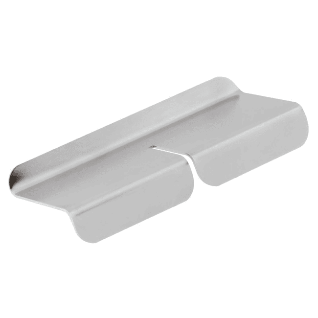 Poggiaposate rettangolare con taglio inox cm.9×4,5