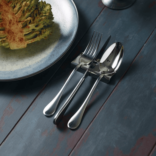 Poggiaposate rettangolare con taglio inox cm.9×4,5