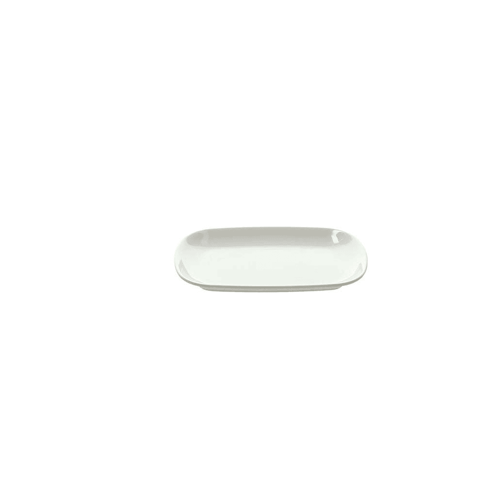 Vassoio ovale show plate bianco cm.21×13,5