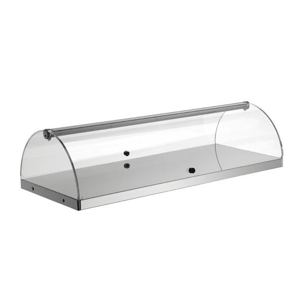 Vetrina neutra 1 piano cm.80x35x20h