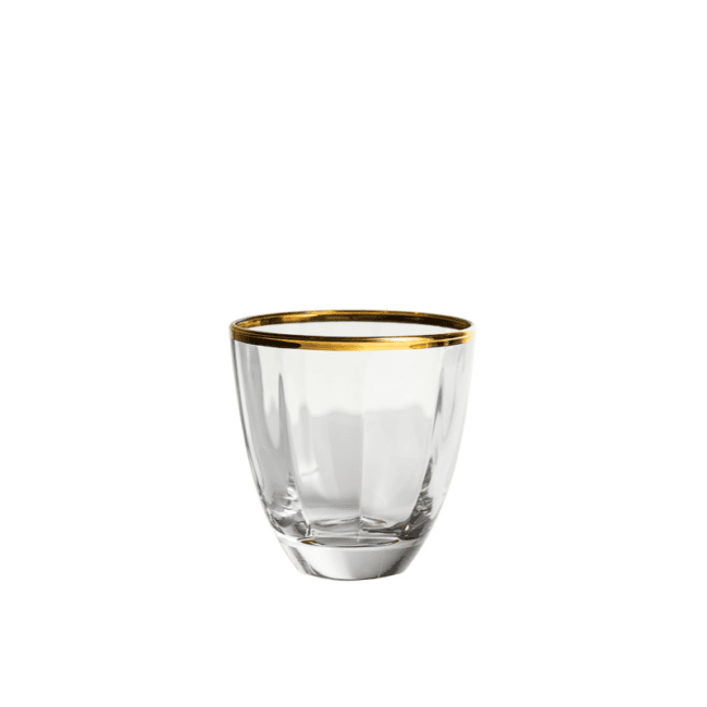 Bicchiere tumbler acqua optic gold cl.36