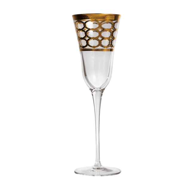 Calice flute spumante golden luxury cl.24