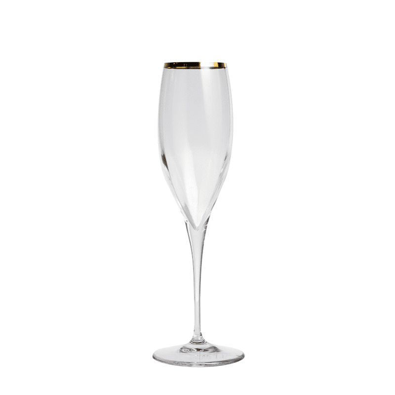 Calice flute spumante optic gold cl.26