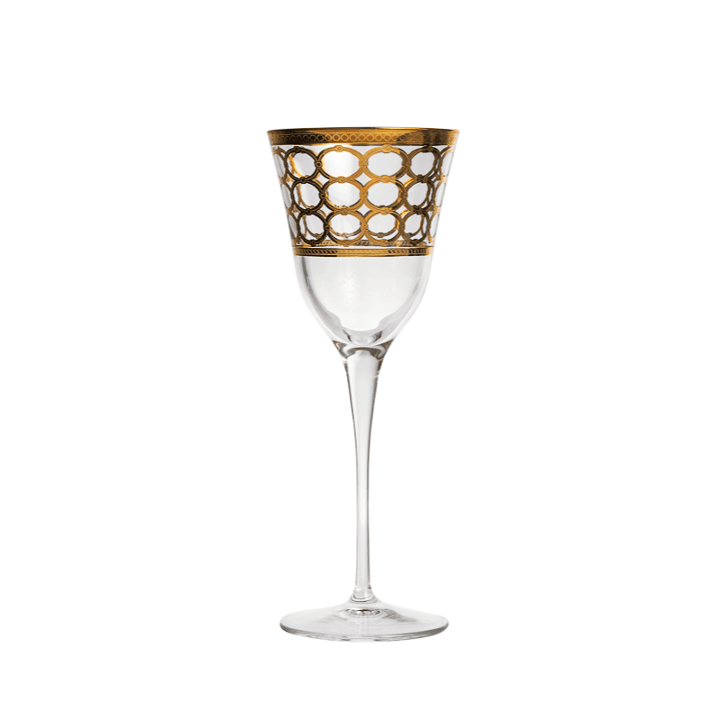 Calice vino bianco golden luxury cl.24