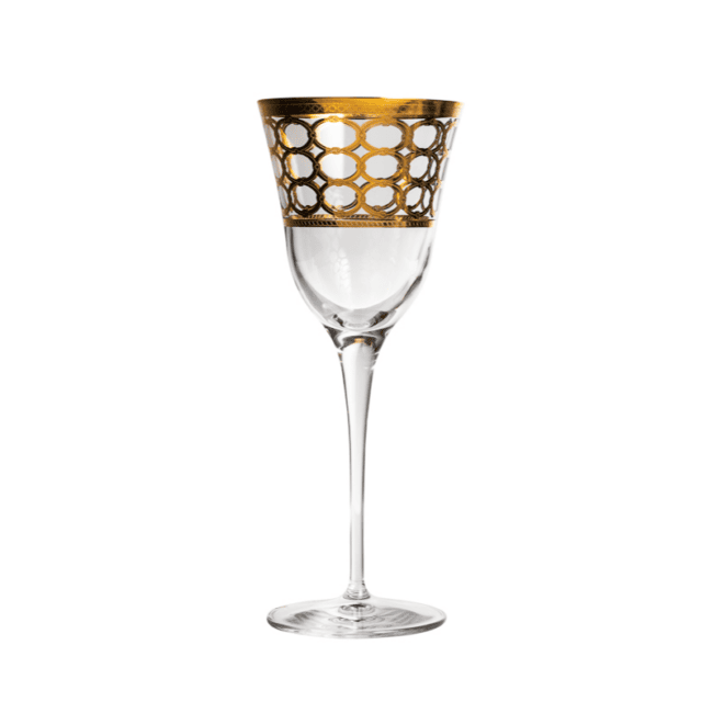 Calice vino rosso golden luxury cl.30