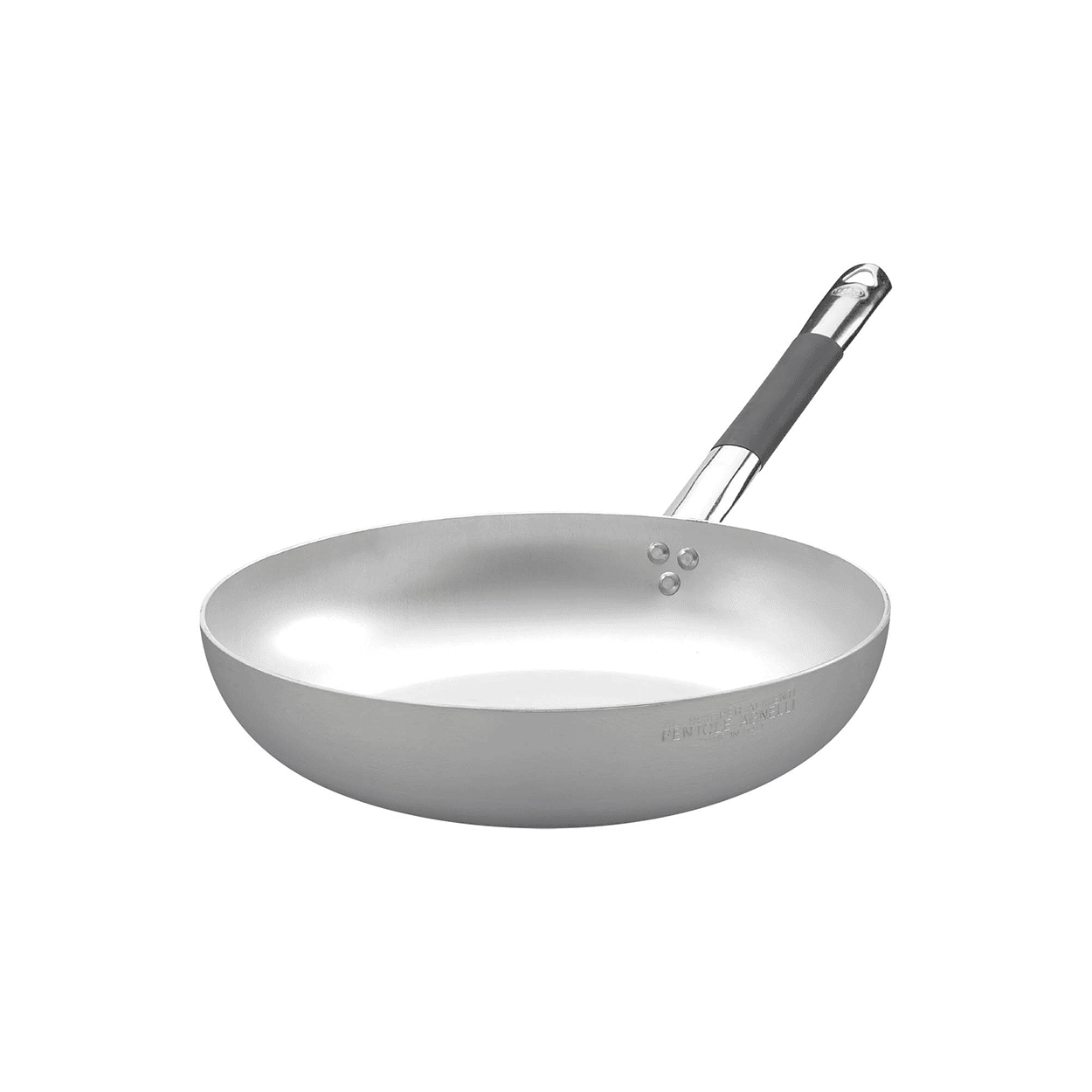 Padella svasata alta alluminio un manico cool con fondo induzione cm.32