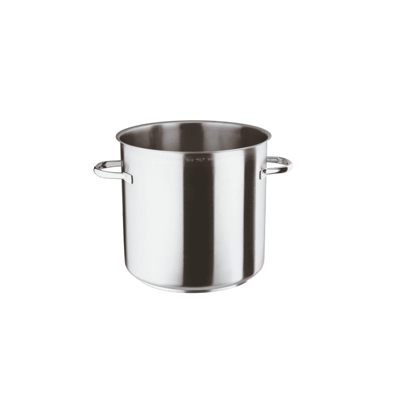Pentola alta due maniglie series 1000 inox cm.22