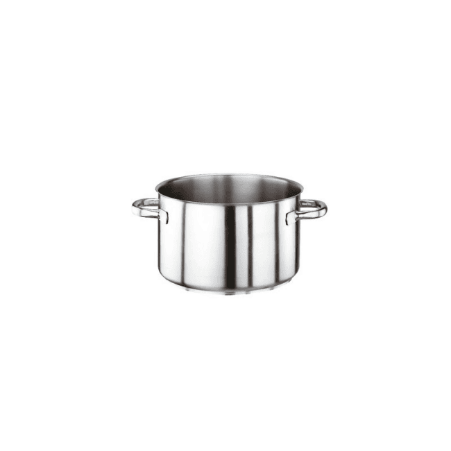 Casseruola alta due maniglie series 1000 inox cm.20