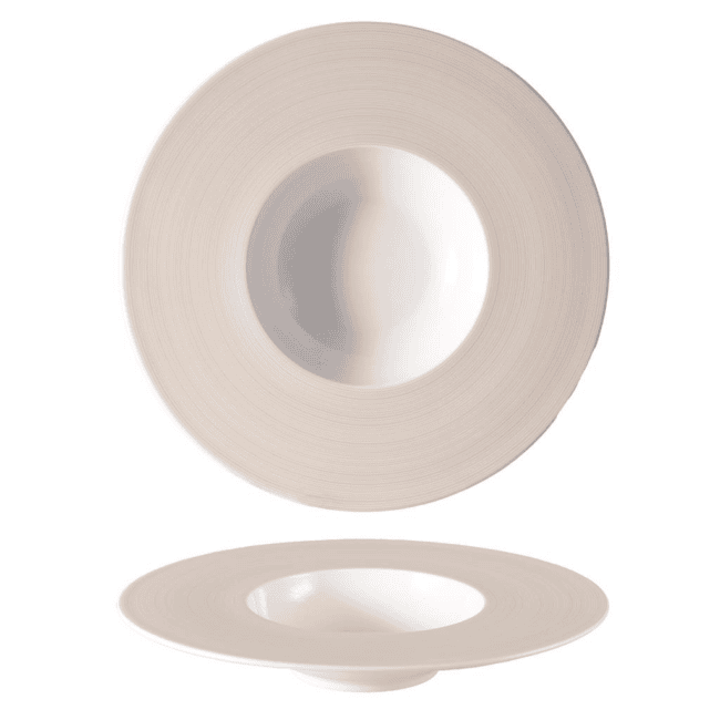 Piatto pasta bowl beaulieu chablis grigio cm.26