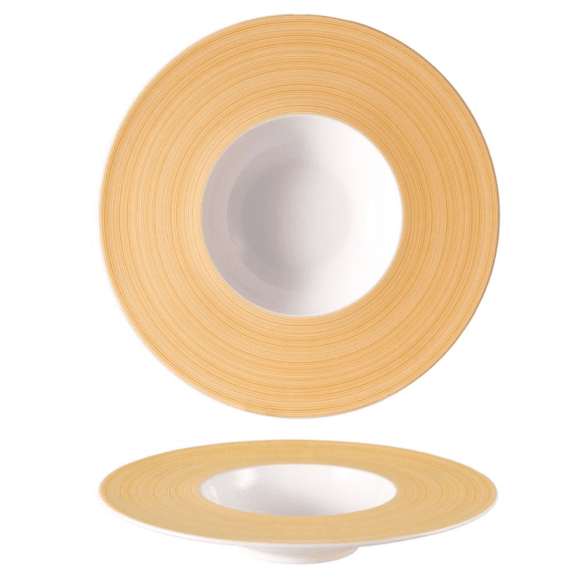 Piatto pasta bowl beaulieu champagne oro cm.26
