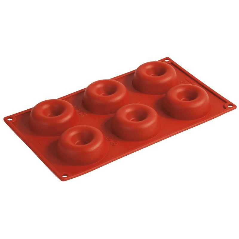 Stampo silicone 6 savarin mm.Ø 72x23h