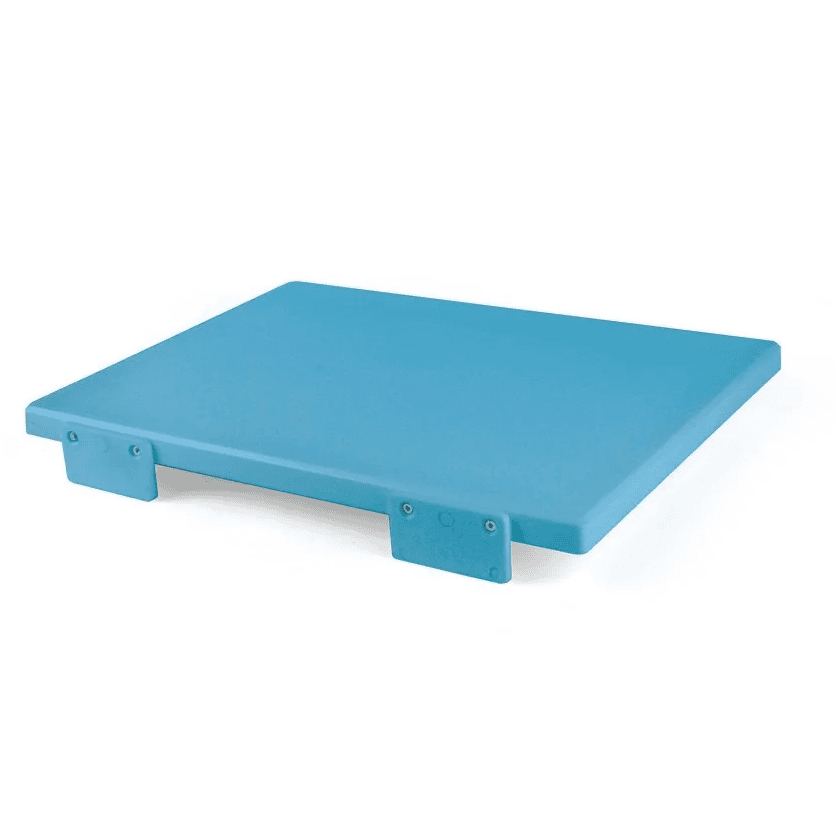 Tagliere professionale con fermi blu cm.60x40x2