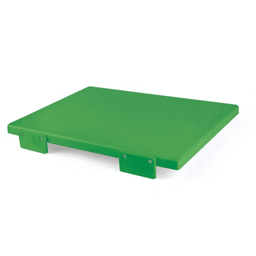 Tagliere professionale con fermi verde cm.60x40x2