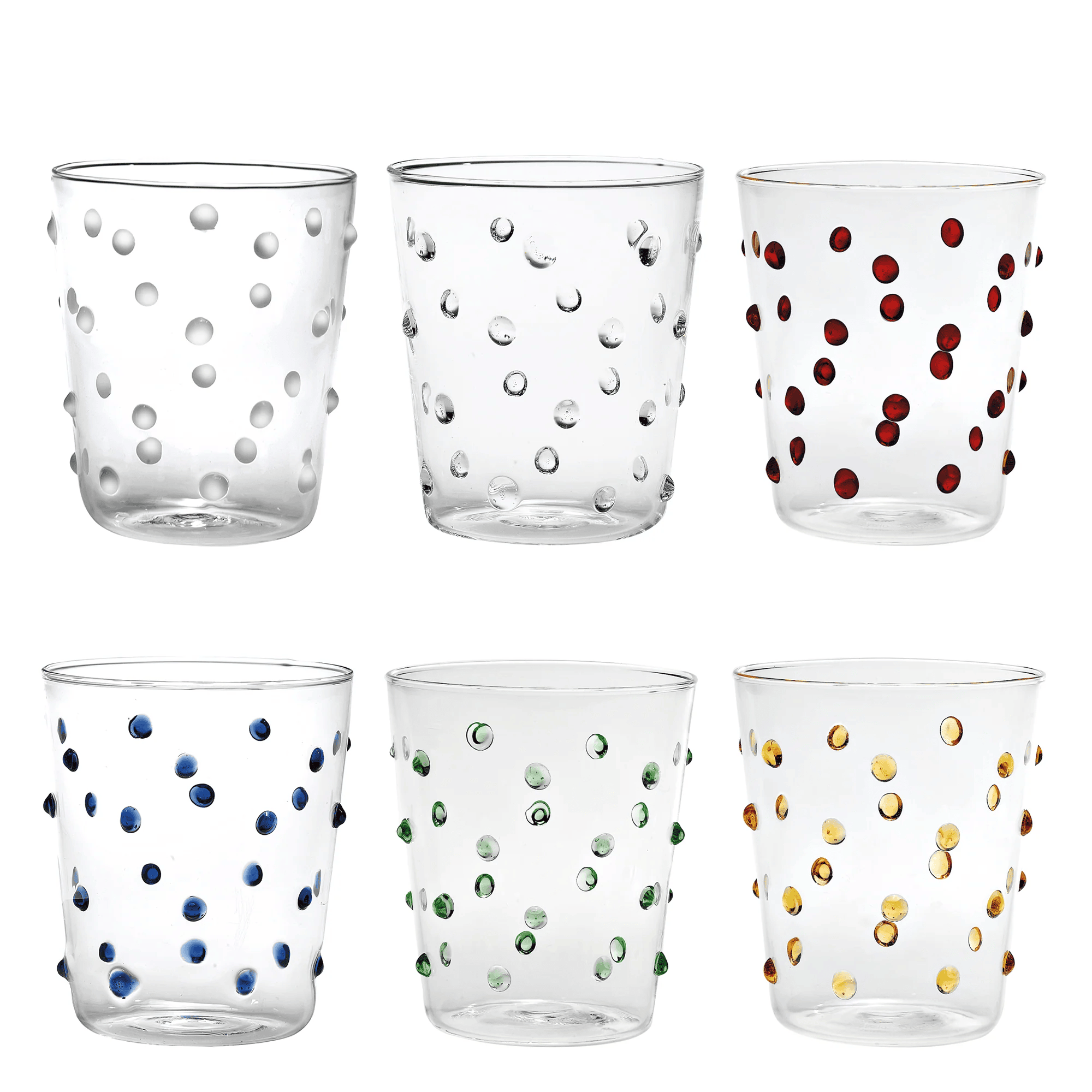 Confezione 6 bicchieri party cl.45 colori assortiti