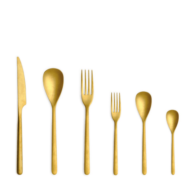 Forchetta frutta canada vintage gold