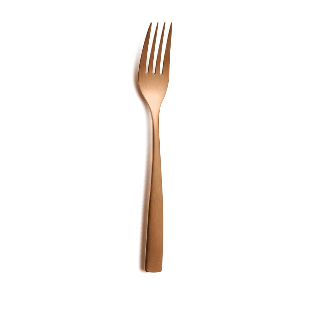 Forchetta tavola bcn satin copper