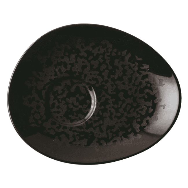 Piattino organico per tazza caffe’ eclipse night cm.13,5×11