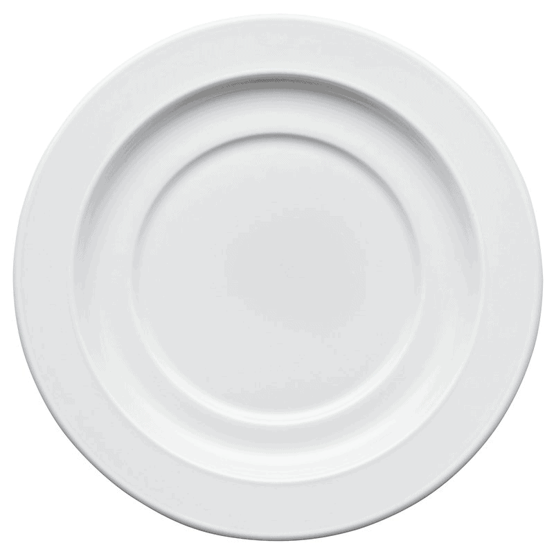Piattino per tazza brodo con maglie omnia cm.10