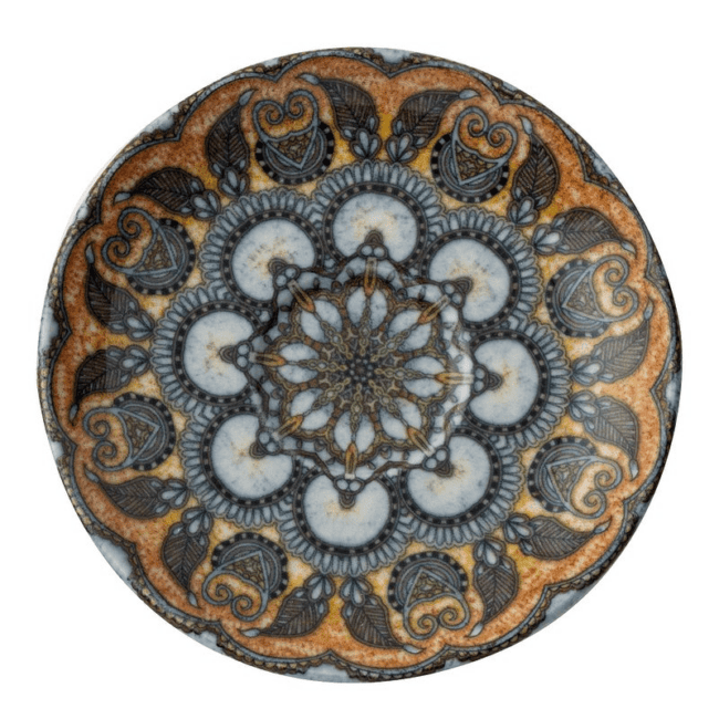 Piattino per tazza caffe’ mandala cm.12