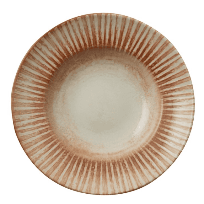 Piatto pasta bowl sunlight red cm.29,5