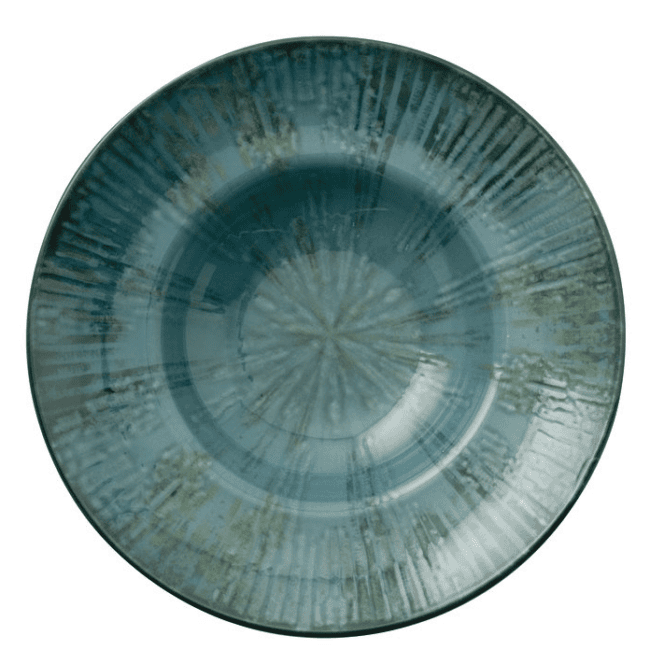 Piatto pasta fusion blu cm.27