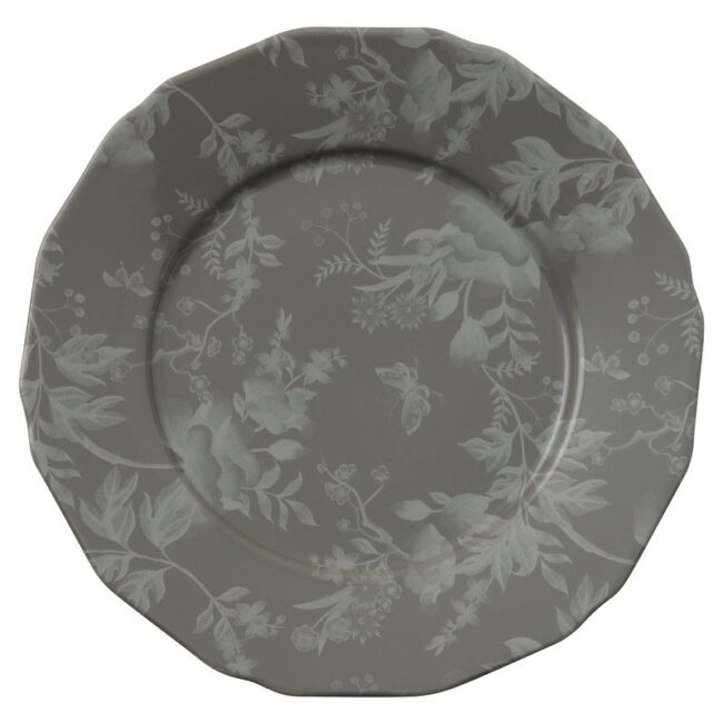 Piatto piano garden glamour grey cm.28,5